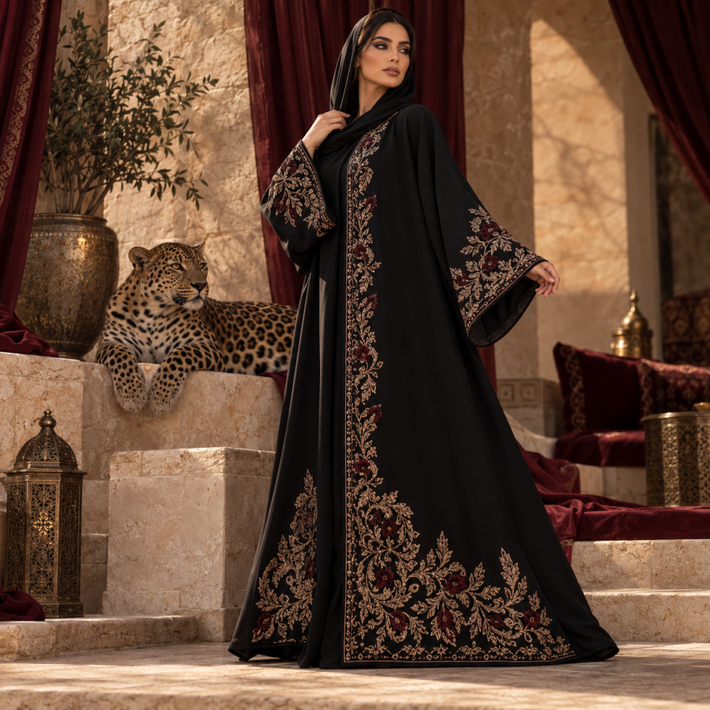 عبايات مطرزة